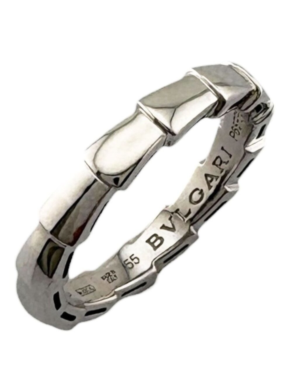 Bvlgari Serpenti Viper Ring 18k White Gold